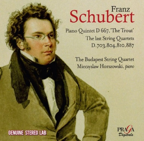 Schubert - Trout Quintet, Late String Quartets | Praga Digitals PRD250386