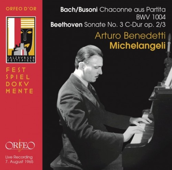 Bach-Busoni - Chaconne; Beethoven - Piano Sonata no.3 | Orfeo - Orfeo d'Or C943171B