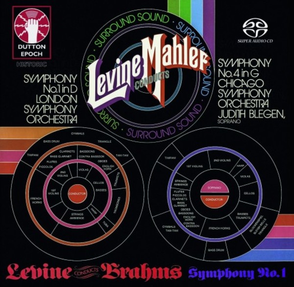 Levine conducts Mahler & Brahms | Dutton - Epoch 2CDLX7344