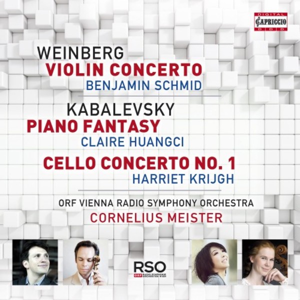 Weinberg - Violin Concerto; Kabalevsky - Piano Fantasy, Cello Concerto no.1 | Capriccio C5310