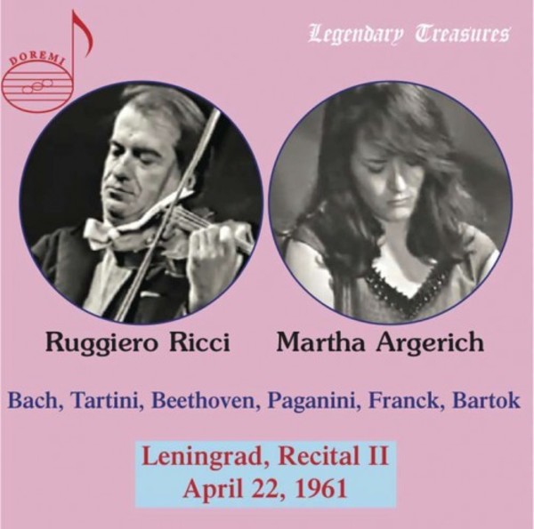 Ruggiero Ricci & Martha Argerich: Leningrad Recital II | Doremi DHR8053