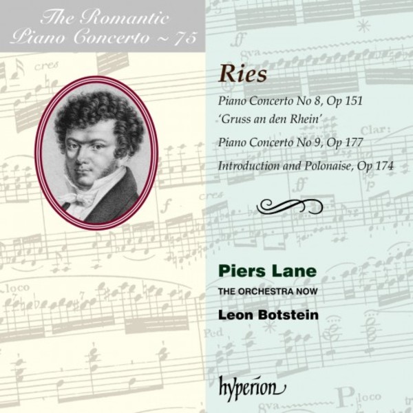 The Romantic Piano Concerto Vol.75: Ries - Piano Concertos 8 & 9 | Hyperion - Romantic Piano Concertos CDA68217