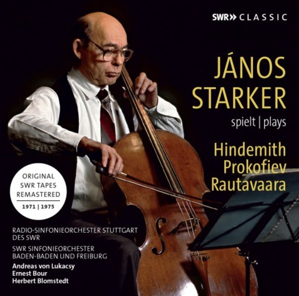 Janos Starker plays Cello Concertos by Hindemith, Prokofiev & Rautavaara | SWR Classic SWR19418CD