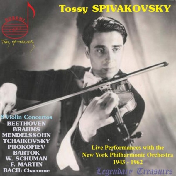 Tossy Spivakovksy Live: 8 Violin Concertos | Doremi DHR802528
