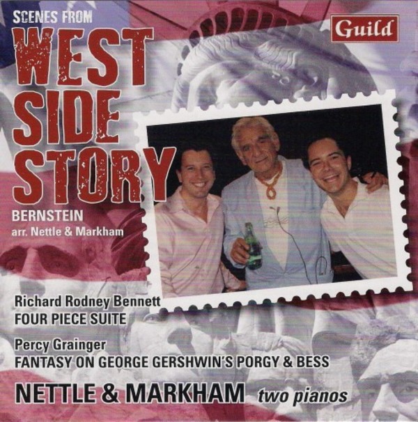 Bernstein - Scenes from West Side Story (arr. 2 pianos), Bennett, Grainger | Guild GMCD7811