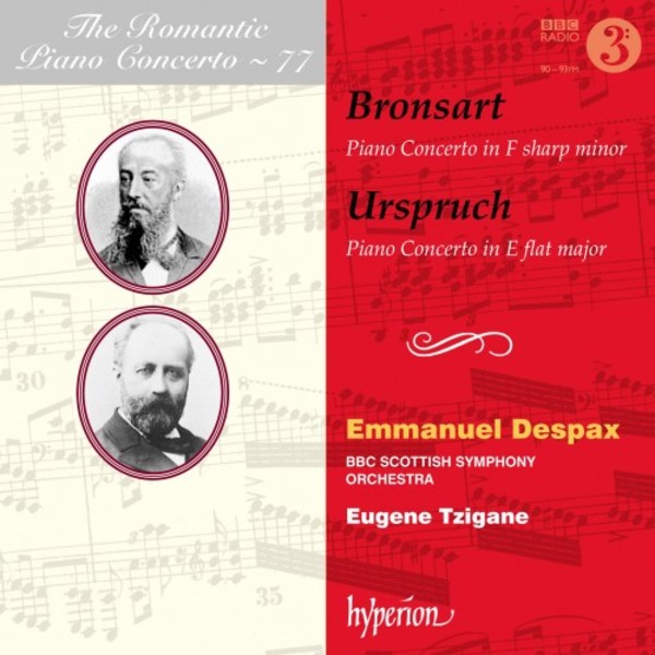The Romantic Piano Concerto Vol.77: Bronsart & Urspruch | Hyperion - Romantic Piano Concertos CDA68229