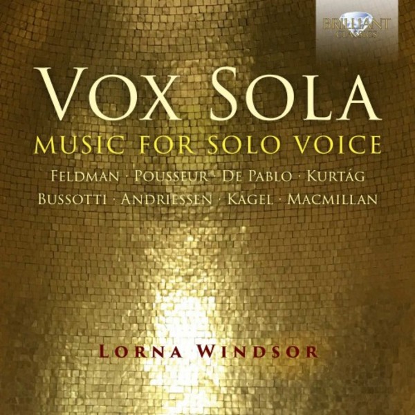 Vox Sola: Music for Solo Voice | Brilliant Classics 95791