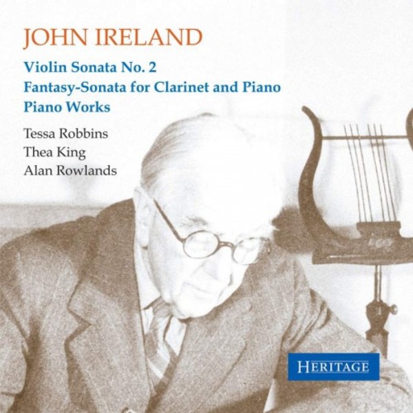 Ireland - Violin Sonata no.2, Fantasy-Sonata, Piano Works | Heritage HTGCD197
