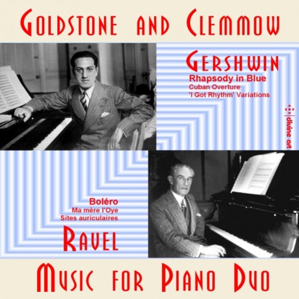 Gershwin & Ravel - Music for Piano Duo | Divine Art DDA25055