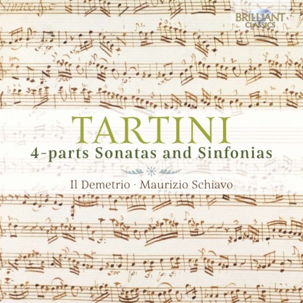 Tartini - 4-part Sonatas and Sinfonias | Brilliant Classics 95398