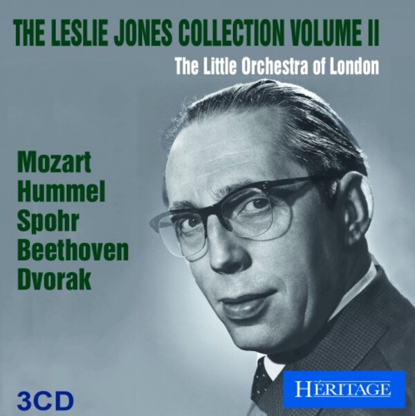 The Leslie Jones Collection Vol.2: Mozart, Hummel, Spohr, Beethoven, Dvorak | Heritage HTGCD303