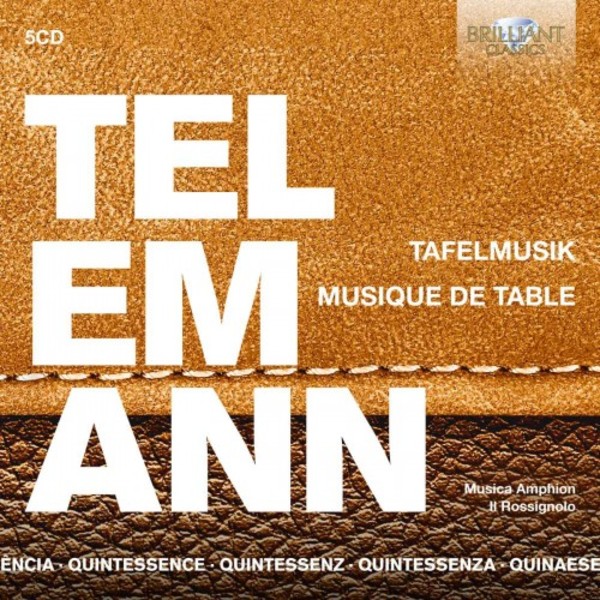 Telemann - Tafelmusik | Brilliant Classics 96046