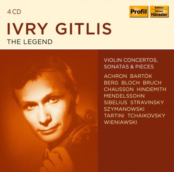Ivry Gitlis: The Legend | Haenssler Profil PH19056