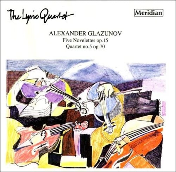 Glazunov - 5 Novelettes, String Quartet no.5 | Meridian CDE84262
