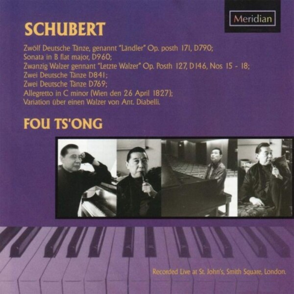 Schubert - Piano Sonata D960, German Dances, Allegretto, etc. | Meridian CDE84390