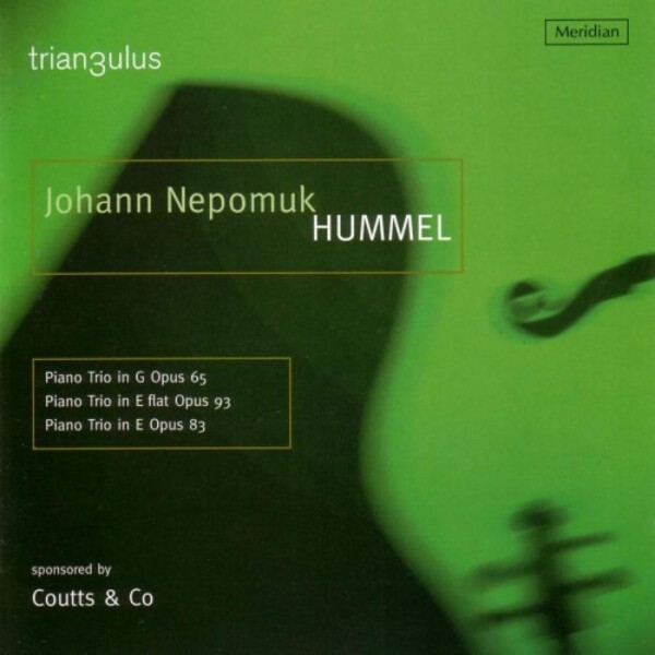 Hummel - Piano Trios 4-6 | Meridian CDE84409