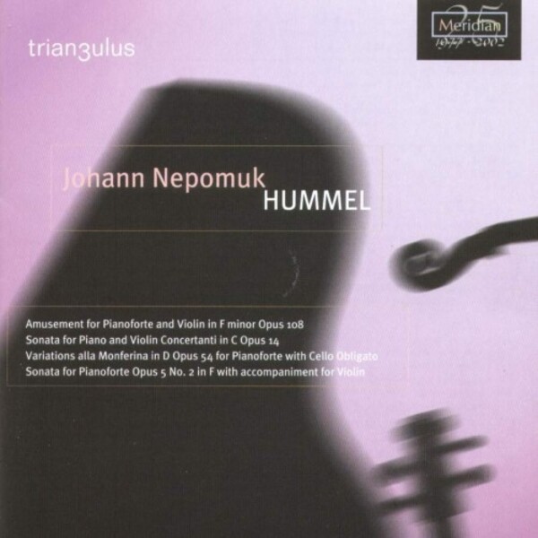 Hummel - Works for Violin & Piano | Meridian CDE84439