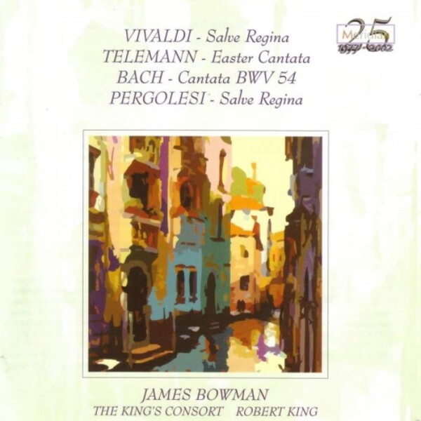Vivaldi, Telemann, JS Bach, Pergolesi - Sacred Vocal Works | Meridian CDE84479