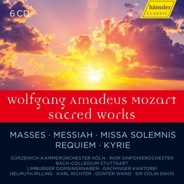 Mozart - Sacred Works | Haenssler Classic HC20048