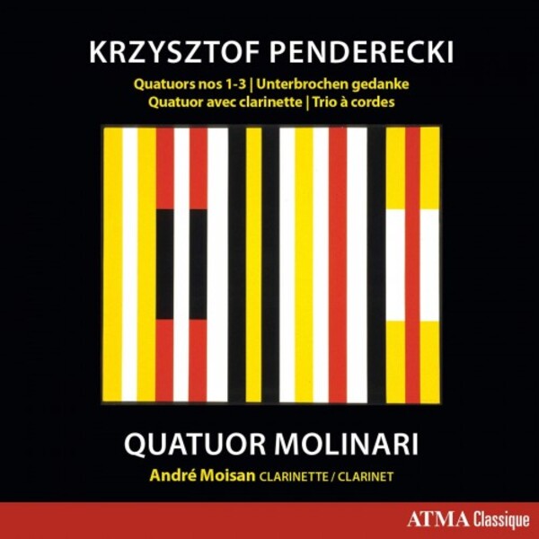 Penderecki - Quartets, String Trio, De unterbrochende Gedanke | Atma Classique ACD22736