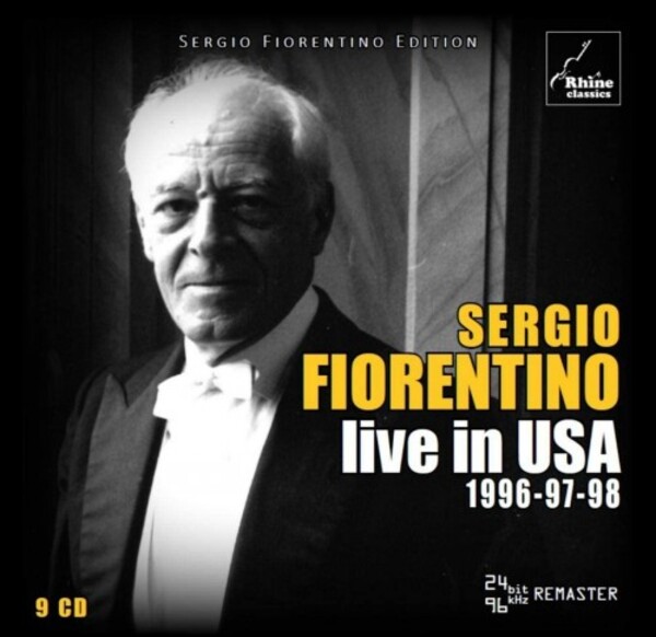 Sergio Fiorentino Live in USA, 1996-98 | Rhine Classics RH015