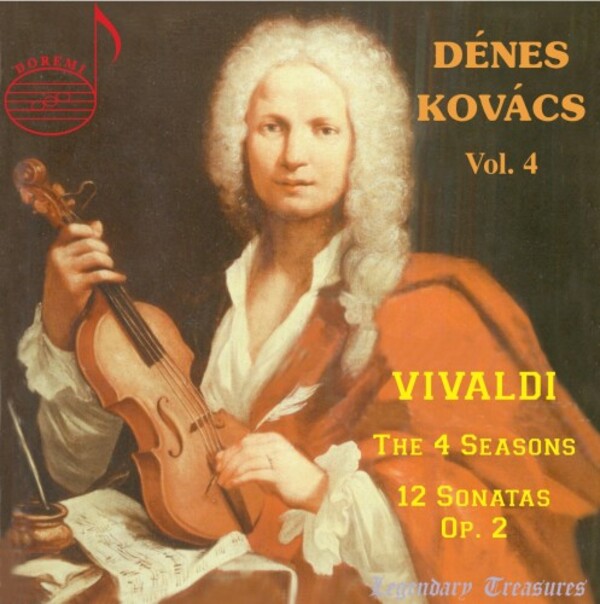 Denes Kovacs Vol.4: Vivaldi - The Four Seasons, 12 Violin Sonatas op.2 | Doremi DHR81456