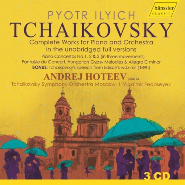 Tchaikovsky - Complete Works for Piano and Orchestra | Haenssler Classic HC20083