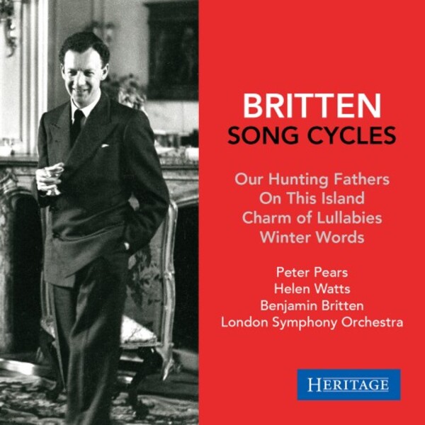 Britten - Song Cycles | Heritage HTGCD162