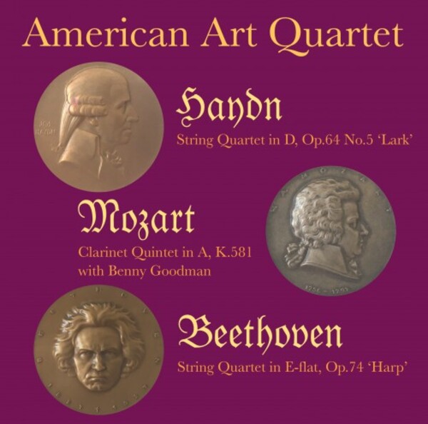American Art Quartet plays Haydn, Mozart & Beethoven | Biddulph 850112