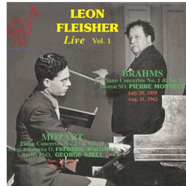 Leon Fleisher Live Vol.1: Brahms & Mozart - Piano Concertos | Doremi DHR81589