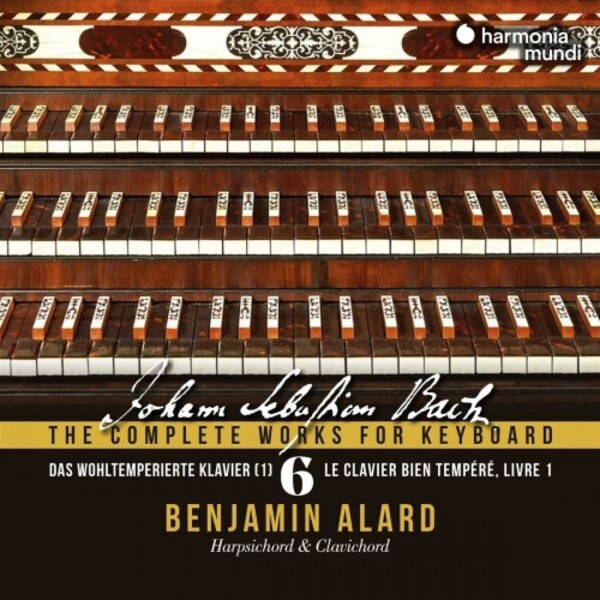 JS Bach - The Complete Works for Keyboard Vol.6: The Well-Tempered Clavier, Book 1 | Harmonia Mundi HMM90246668