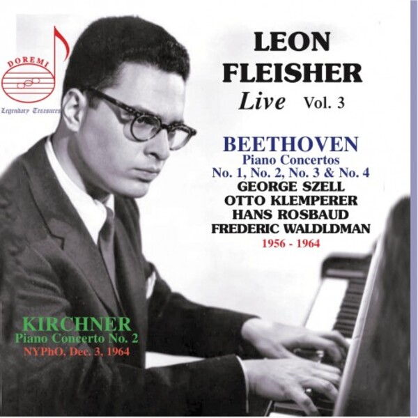 Leon Fleisher Live Vol.3: Beethoven & Kirchner - Pianos Concertos | Doremi DHR81712