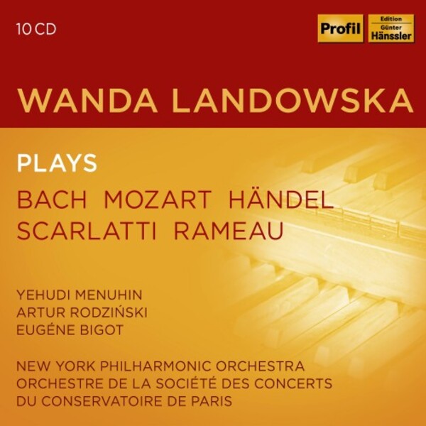 Wanda Landowska plays Bach, Mozart, Handel, Scarlatti, Rameau | Haenssler Profil PH22027