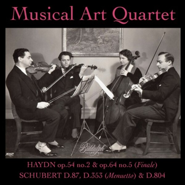 Musical Art Quartet: Complete Columbia Recordings | Biddulph 850172