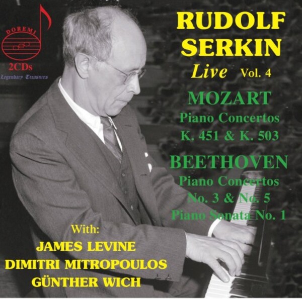 Rudolf Serkin Live Vol.4: Mozart & Beethoven Concertos | Doremi DHR8177-8