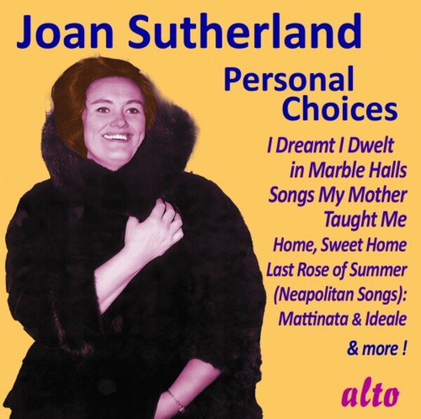 Joan Sutherland: Personal Choices | Alto ALC1455