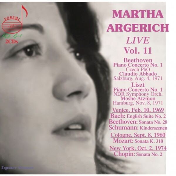 Martha Argerich Live Vol.11: Piano Concertos & Recitals | Doremi DHR81912