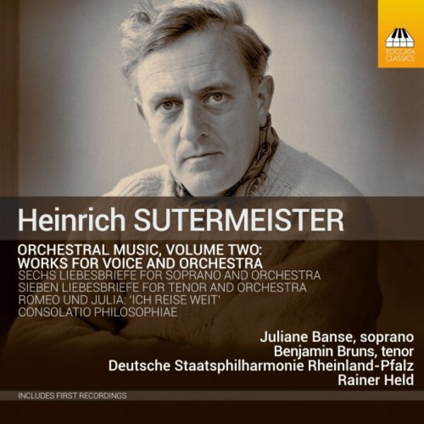 Sutermeister - Orchestral Music Vol.2: Works for Voice & Orchestra | Toccata Classics TOCC0608