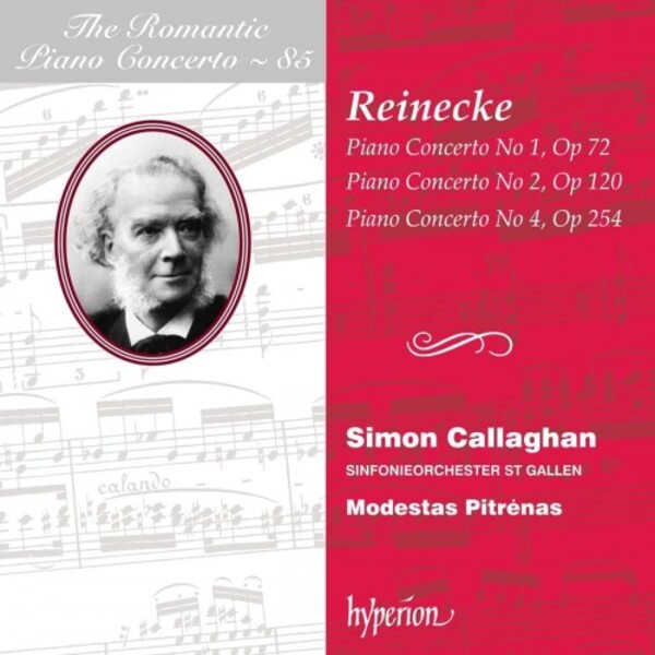 The Romantic Piano Concerto Vol.85: Reinecke - Concertos 1, 2 & 4 | Hyperion - Romantic Piano Concertos CDA68339