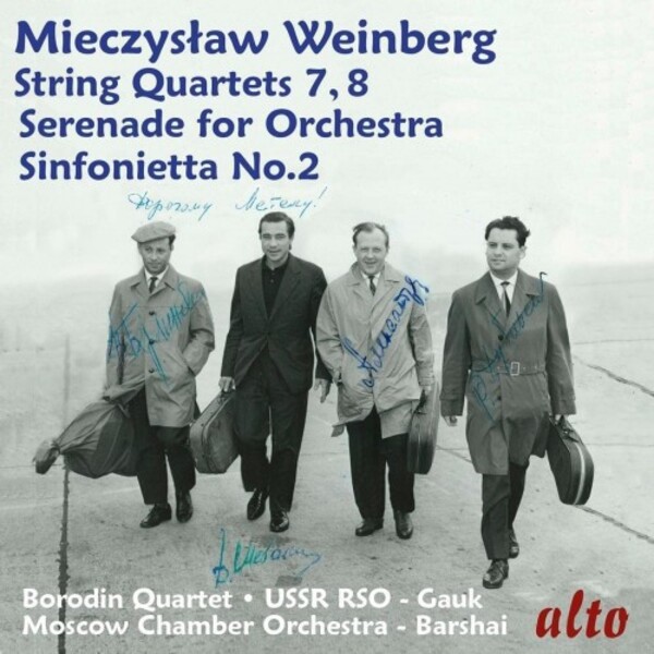Weinberg - String Quartets 7 & 8, Serenade, Sinfonietta no.2 | Alto ALC1458