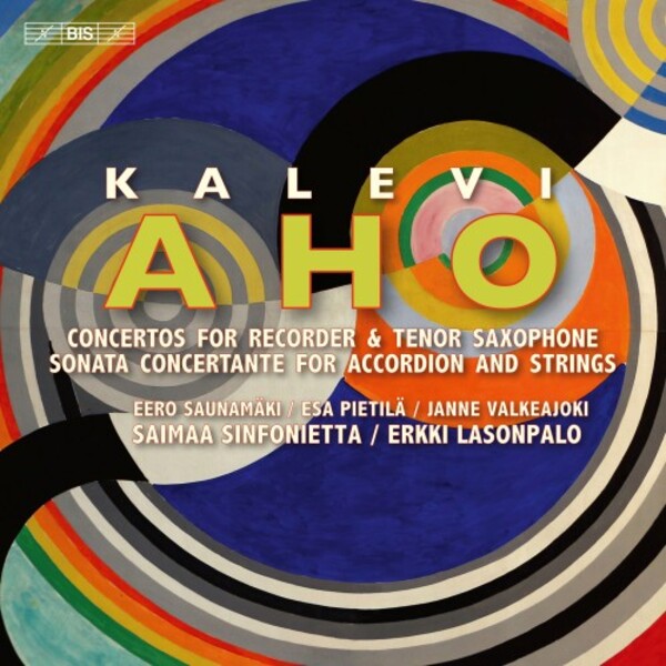 Aho - Concertante Works for Recorder, Saxophone & Accordion | BIS BIS2646