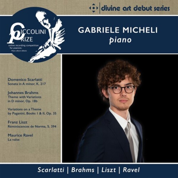 Gabriele Micheli: Ciccolini Prizewinner Recital | Divine Art DBU20212