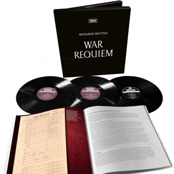 Britten - War Requiem + Rehearsal (Vinyl LP) | Decca 4853769