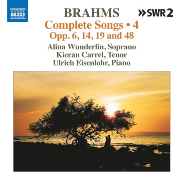 Brahms - Complete Songs Vol.4: Opp. 6, 14, 19 & 48 | Naxos 8574489