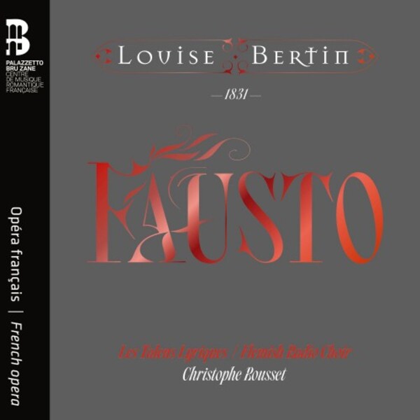 L Bertin - Fausto (CD + Book) | Bru Zane BZ1054