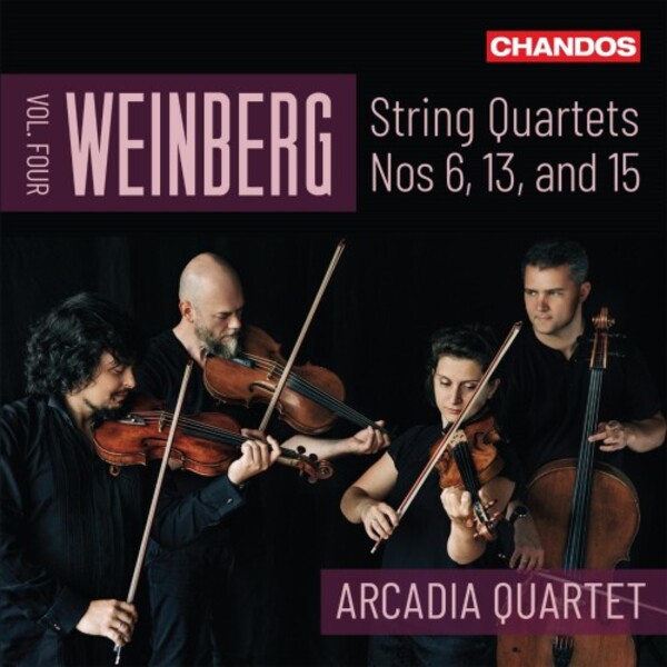 Weinberg - String Quartets Vol.4 | Chandos CHAN20281