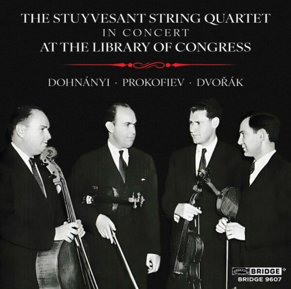 The Stuyvesant String Quartet in Concert at the Library of Congress | Bridge BRIDGE9607