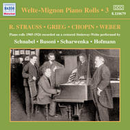 Welte-Mignon Piano Rolls vol.3 | Naxos - Historical 8110679
