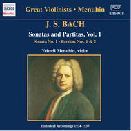 Bach - Sonatas & Partitas vol.1 | Naxos - Historical 8110918