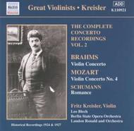 Mozart/Brahms - Violin Concertos, Schumann -Romance | Naxos - Historical 8110921